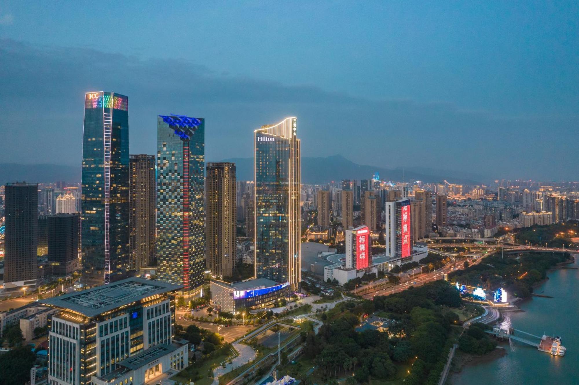 Hilton Fuzhou Hotel Fuzhou  Buitenkant foto